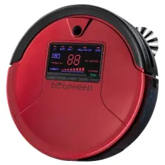 bObsweep PetHair Robot Vacuum Cleaner and Mop - Red