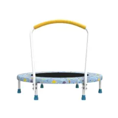 ORRD 36" Kids Mini Trampoline with Handle &ndash; Ages 1&ndash;6, Indoor/Outdoor