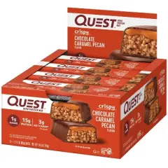 Quest Nutrition 15g Hero Protein Bar - Crispy Chocolate Caramel Pecan