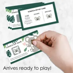 Big Dot of Happiness Koala Cutie - Bear Birthday Party and Baby Shower Game Scratch Off Cards - 22 Count