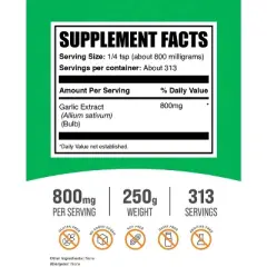 BulkSupplements Garlic Extract Powder