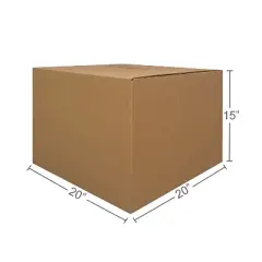 UBMOVE Pack of 8 Large Moving Boxes 20" x 20" x 15"