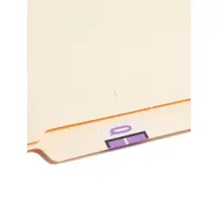 Smead A-Z Color-Coded Bar-Style End Tab Labels Letter Q Lavender 500/Roll 67087