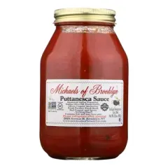 Michael's Of Brooklyn Puttanesca Sauce - Case of 6/32 oz