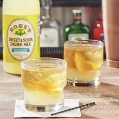 Rose&rsquo;s Sweet & Sour Syrup 1 Liter Bottle, | Perfect for Cocktails, Beverages, and Mixers