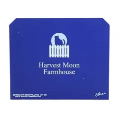 Cat's Meow Village 4.75 In Harvest Moon Farm House Halloween Decorative Village , Halloween Jack-O-Lanterns Spooky (1PC)