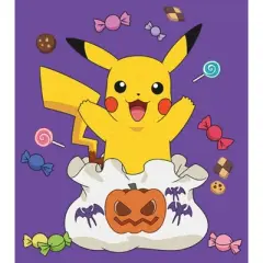 Junior's Pokemon Halloween Pikachu Bag of Candy T-Shirt