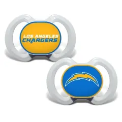 BabyFanatic Officially Licensed Pacifier 2-Pack - NFL Los Angeles Chargers