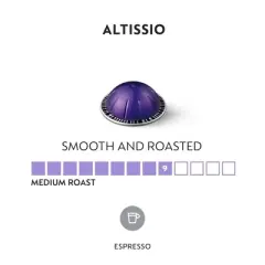 Nespresso Vertuo Altissio Espresso Capsules Dark Roast - 40ct
