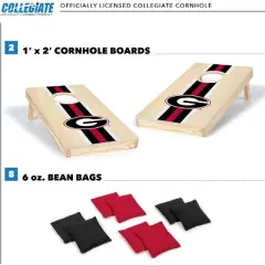 NCAA Georgia Bulldogs 1'x2' Wood Cornhole Set