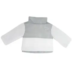 Sophia&rsquo;s Fleece & Nylon Jacket for 18&rdquo; Dolls, White/Silver
