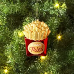 5.15" Christmas Glass French Fries Ornament - Wondershop&trade;