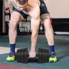 Yaheetech 66LB Adjustable Dumbbell Set Black