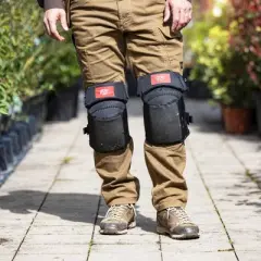 FELCO 711, Premium Gel and EVA Foam Knee Pads, Comfort Hinge and Slip Resistant Rubber Cap