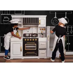 FAO Schwarz Ultimate Play Kitchen with Refrigerator and 20 Accessories