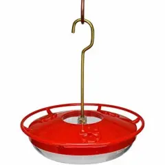 Aspects HummZinger High View Mini Hanging Hummingbird Feeder - 8 oz (Red)