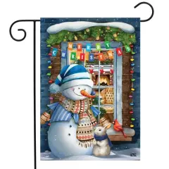 Briarwood Lane Garden Flag 12x18 For Outdoor Christmas Window Snowman For Christmas Garden Flag Flags For Outside