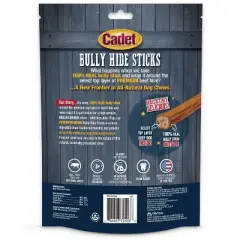 Cadet Bully with Beef Hide Sticks Dog Treat - S - 4.98oz/7ct