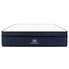 Brooklyn Bedding Aurora 13-Inch Luxury Soft Memory Foam Cooling Cloud-Like Comfort and Supportive Gel Mattress, Queen-Sized Bed