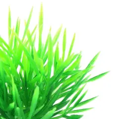 Unique Bargains Aquarium Fish Tank Plastic Decoration Lifelike Plant Ornament Green Black 20 Pcs