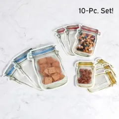 The Lakeside Collection 10-Pc. Resealable Snack Bag