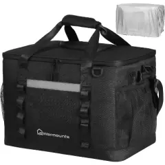 WARMOUNTS 52qt Insulated Cooler Bag 75 Cans Soft Cooler with 2 Compartment