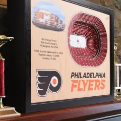 NHL Philadelphia Flyers 25-Layer StadiumViews 3D Wall Art