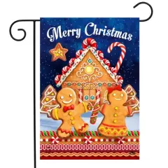 Briarwood Lane Christmas Garden Flag 12x18 For Outdoor Gingerbread House For Christmas Garden Flag Flags For Outside