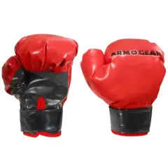 ArmoGear Adjustable Cushioned Boxing Helmet Kids - 2 Pack - Red