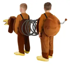 HalloweenCostumes.com 4T   Disney and Pixar Toy Story Toddler Slinky Dog Costume, Yellow/Brown