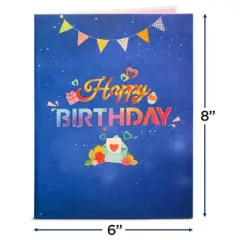 Paper Love Frndly 3D Happy Birthday Pop Up Card