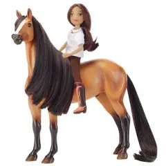 Breyer Animal Creations Breyer 1:12 Classics Spirit Riding Free Spirit & Lucky Model Horse Set