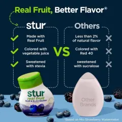 Stur Blue and Blackberry Liquid Water Enhancer Drink Mix - 1.62 fl oz