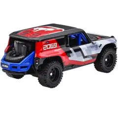 Ford Bronco R Black and Red with Graphics "Hyper Haulers" Series Diecast Model Car by Hot Wheels