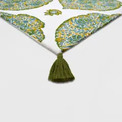 5' x 7' Sunshine Medallion Outdoor Rug Yellow - Threshold&trade;