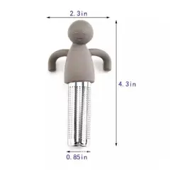 Kitcheniva Loose Leaf Tea Infuser Set With Silicone Handle 2 Pcs