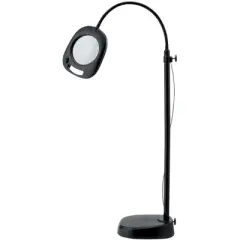 Daylight Naturalight LED 5" Floor Magnifying Light-Black