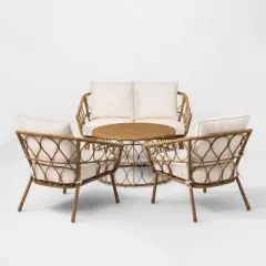 Britanna 4pc Patio Conversation Set - Natural - Opalhouse&trade;