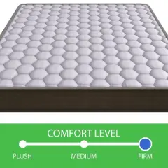 KTMBDW 6 Inch Mattress, Twin, Medium Firm Feel, Zoned Pressure Relief, Gray