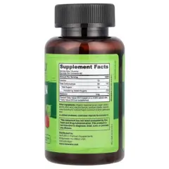 NATURELO Melatonin Gummies, For Kids, Strawberry, 1 mg, 60 Vegetarian Gummies