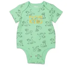 Disney The Lion King 3 Pack Short Sleeve Bodysuits 