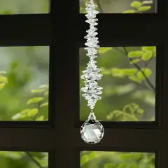 Woodstock Wind Chimes Woodstock Rainbow Makers Collection, Crystal Ultra Grand Cascade, 10.5'' Ice Crystal Suncatcher CCUI