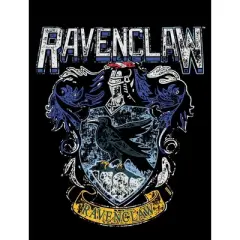 Harry Potter Ravenclaw Crest Grunge Black T-shirt Toddler Boy to Youth Boy