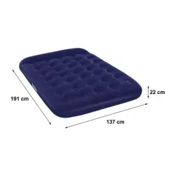 Bestway: Easy Inflate Flocked Queen Air Mattress