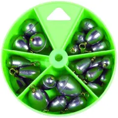 Eagle Claw Steel Bass Casting Sinkers Dial Pack