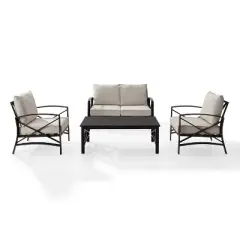 4pc Kaplan Outdoor Seating Set - Crosley