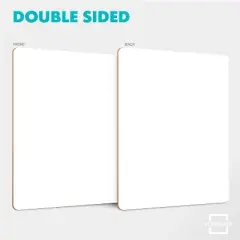 SCRIBBLEDO Dry Erase Boards, Small White Boards 9x12, 24 Pack with Erasers