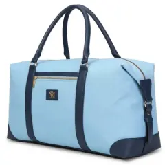 Badgley Mischka Barbara Travel Weekender Bag - Light Blue