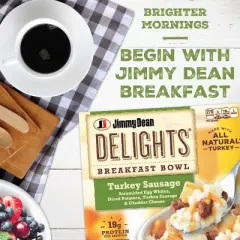 Jimmy Dean Delights Frozen Turkey Sausage Breakfast Bowl - 7oz