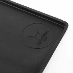 Park Life Designs Silicone Mess Free Dog and Cat Feeding Placemat - Black